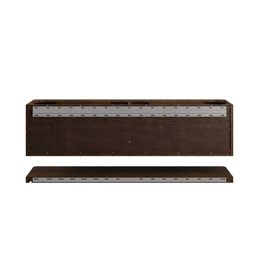 James Martin - Allamari 72" Double Vanity, Sable w/ 3 CM Phantome Eclos Top - D640-V72-SBL-WPHT view 9