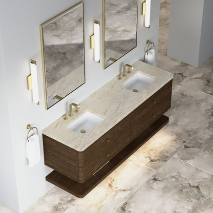 James Martin - Allamari 72" Double Vanity, Sable w/ 3 CM Tajnar Eclos Top - D640-V72-SBL-WTJR view 7