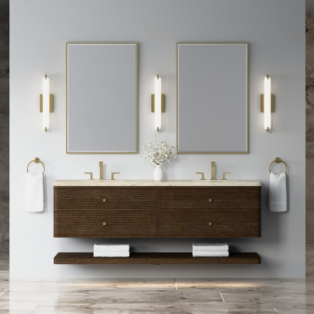 James Martin - Allamari 72" Double Vanity, Sable w/ 3 CM Tajnar Eclos Top w/FreePower Wireless Charger - D640-V72-SBL-FTJR view 3