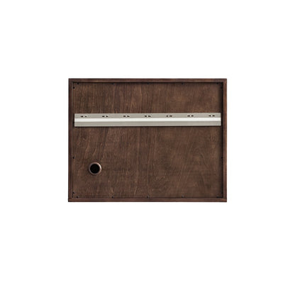 James Martin - Amberly 30" Single Vanity, Mid-Century Walnut w/ 3 CM Victorian Silver Top - 670-V30-WLT-3VSL view 15