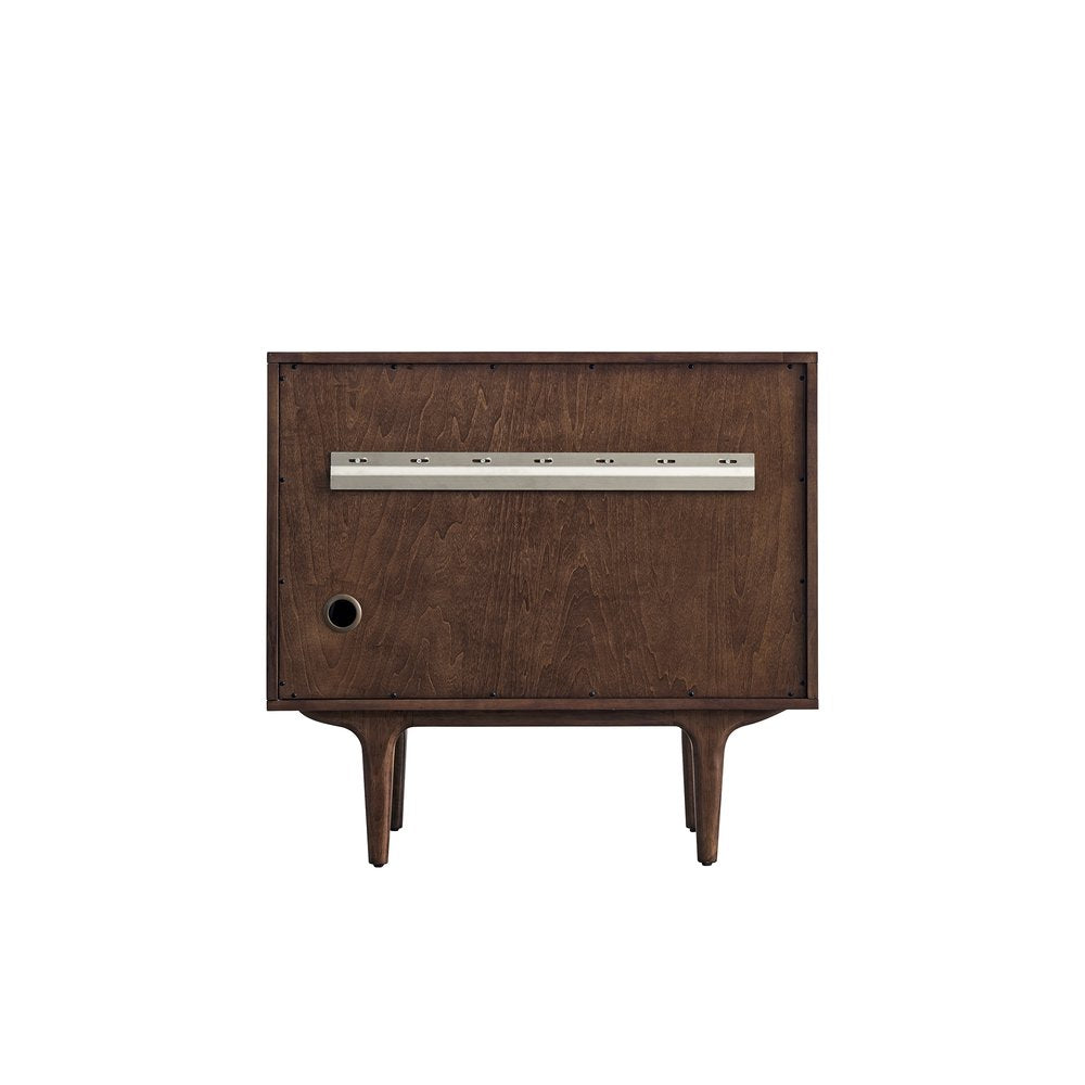 James Martin - Amberly 36" Single Vanity, Mid-Century Walnut w/ 3 CM Carrara Marble Top - 670-V36-WLT-3CAR view 15