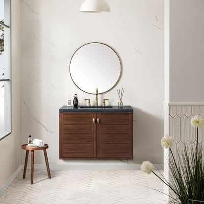 James Martin - Amberly 36" Single Vanity, Mid-Century Walnut w/ 3 CM Charcoal Soapstone Top - 670-V36-WLT-3CSP view 6
