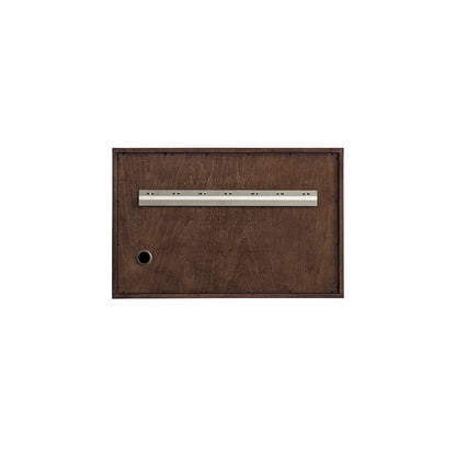 James Martin - Amberly 36" Single Vanity, Mid-Century Walnut w/ 3 CM Lime Delight Top - 670-V36-WLT-3LDL view 16