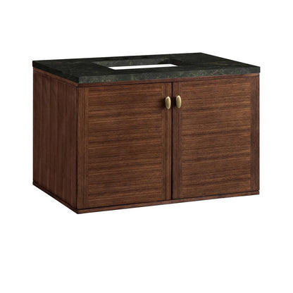 James Martin - Amberly 36" Single Vanity, Mid-Century Walnut, w/ 3 CM Phantome Eclos Top - 670-V36-WLT-3PHT view 18