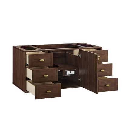 James Martin - Amberly 48" Single Vanity, Mid-Century Walnut w/ 3 CM Ethereal Noctis Top w/FreePower Wireless Charger - 670-V48-WLT-FENC view 12