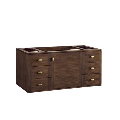 James Martin - Amberly 48" Single Vanity, Mid-Century Walnut w/ 3 CM Ethereal Noctis Top w/FreePower Wireless Charger - 670-V48-WLT-FENC view 14