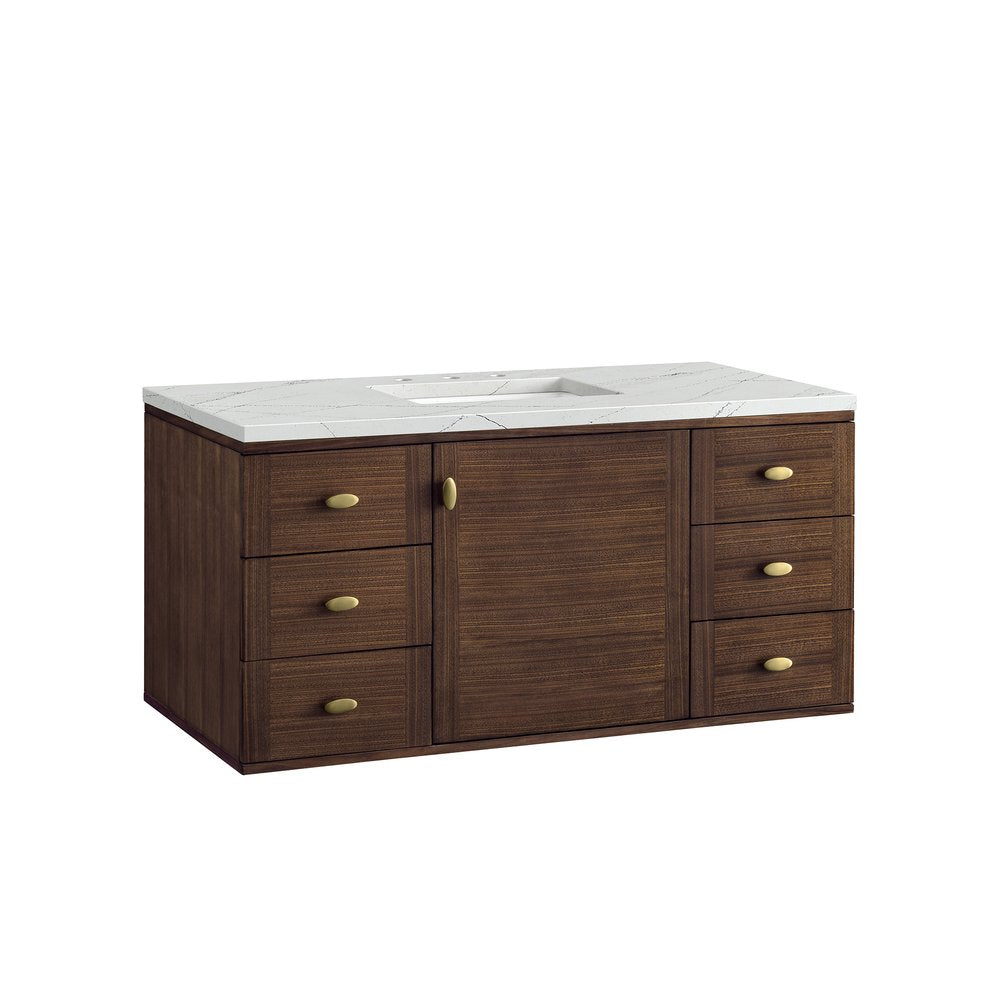 James Martin - Amberly 48" Single Vanity, Mid-Century Walnut w/ 3 CM Ethereal Noctis Top w/FreePower Wireless Charger - 670-V48-WLT-FENC view 18