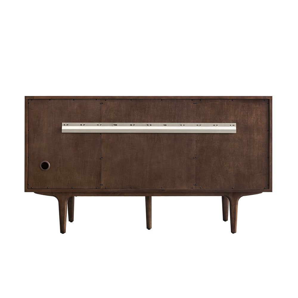 James Martin - Amberly 60" Double Vanity, Mid-Century Walnut, w/ 3 CM Phantome Eclos Top - 670-V60D-WLT-3PHT view 16