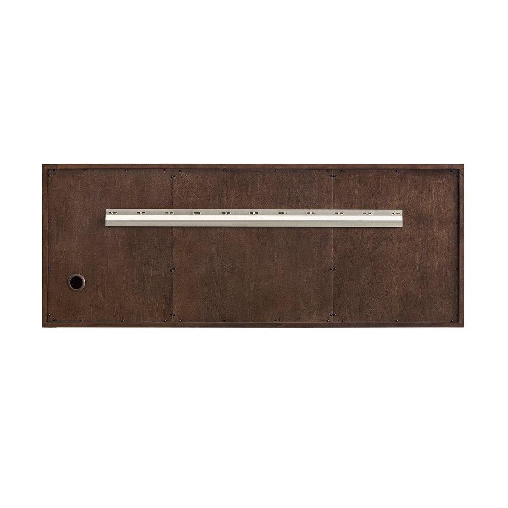 James Martin - Amberly 60" Double Vanity, Mid-Century Walnut, w/ 3 CM Phantome Eclos Top - 670-V60D-WLT-3PHT view 17