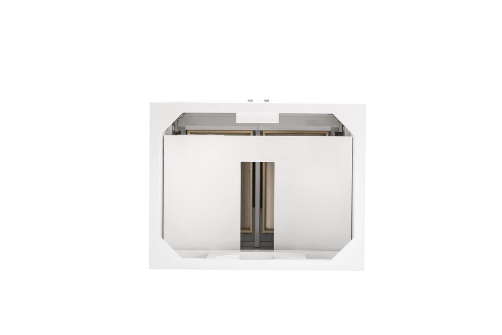 James Martin - Athens 30" Single Vanity Cabinet, Glossy White - E645-V30-GW view 3