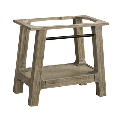 James Martin - Auburn 31.5" Single Sink Console, Weathered Timber - 165-V31.5-WTB view 1