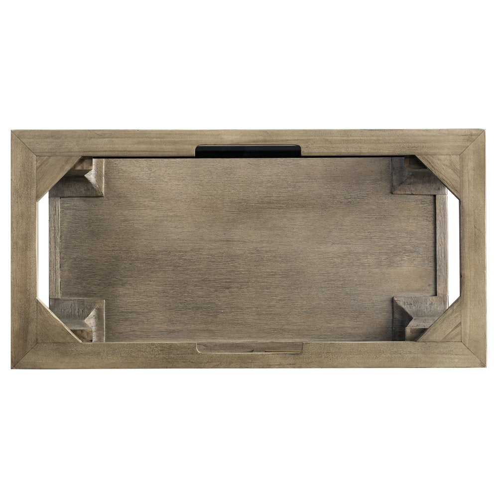 James Martin - Auburn 36" Single Sink Console, Weathered Timber - 165-V36-WTB view 2