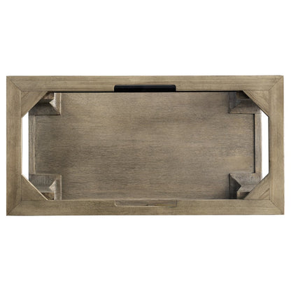 James Martin - Auburn 36" Single Sink Console, Weathered Timber - 165-V36-WTB view 2