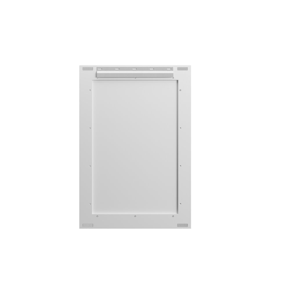 James Martin - Bellshire 26" Mirror, Bright  White - 660-M26-BW view 5