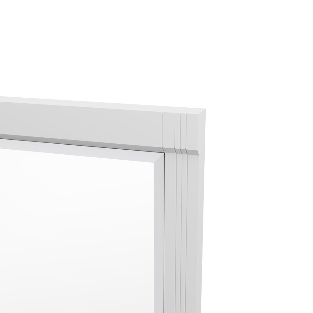 James Martin - Bellshire 26" Mirror, Bright  White - 660-M26-BW view 8
