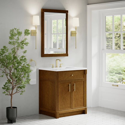 James Martin - Bellshire 26" Mirror, Honey Oak - 660-M26-HNO view 3