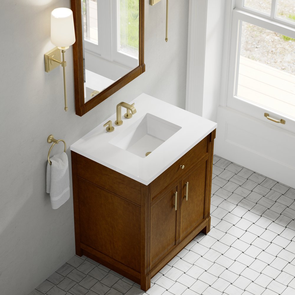 James Martin - Bellshire 26" Mirror, Honey Oak - 660-M26-HNO view 4