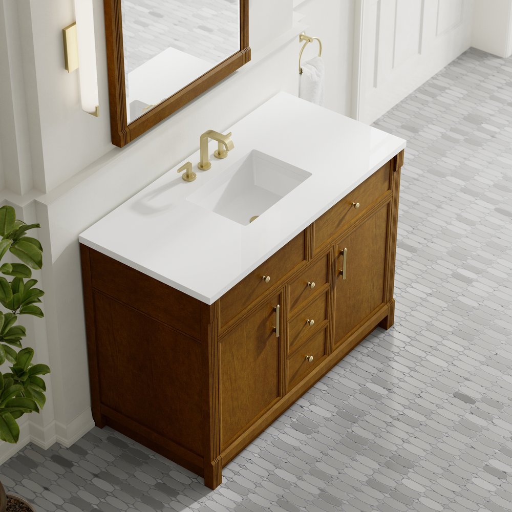 James Martin - Bellshire 30" Mirror, Honey Oak - 660-M30-HNO view 4