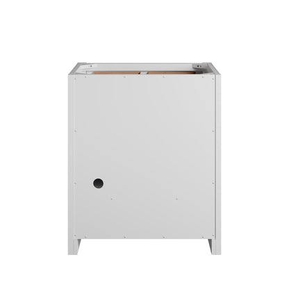 James Martin - Bellshire 30" Single Vanity, Bright White w/ 3 CM Charcoal Soapstone Silestone Top - 660-V30-BW-3CSP view 9