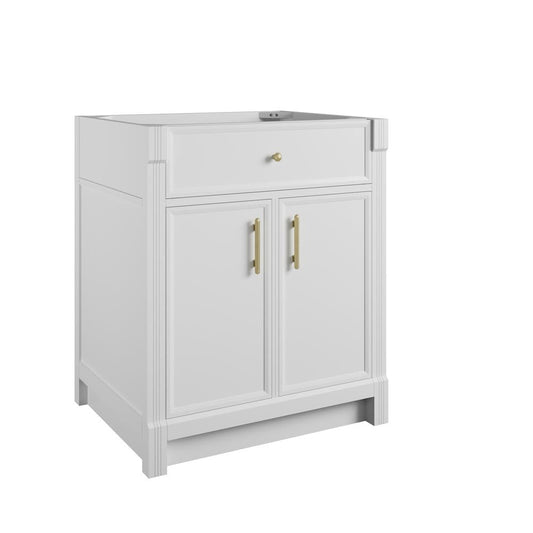 James Martin - Bellshire 30" Single Vanity Cabinet, Bright White - 660-V30-BW view 1