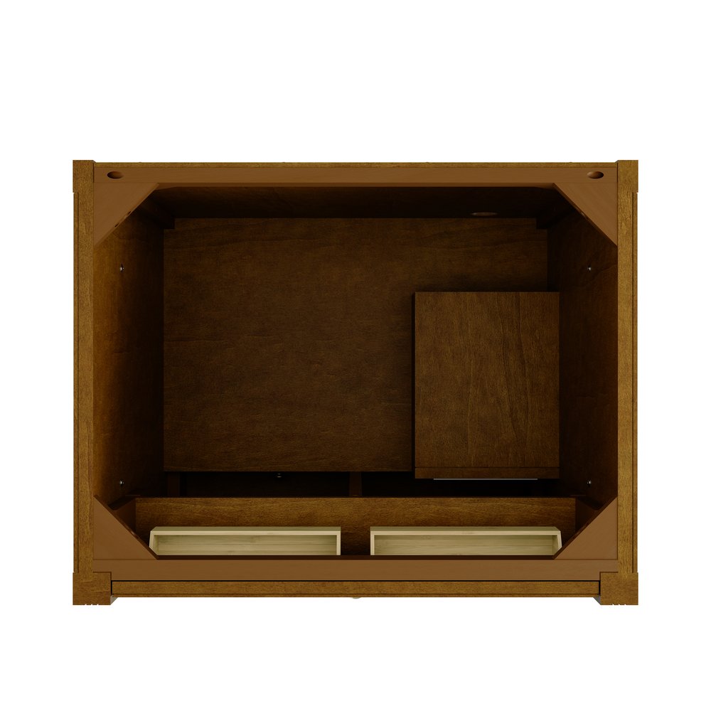 James Martin - Bellshire 30" Single Vanity, Honey Oak w/ 3 CM Phantome Eclos Top - 660-V30-HNO-3PHT view 6