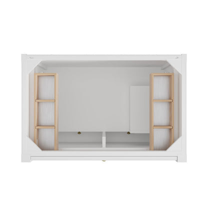 James Martin - Bellshire 36" Single Vanity, Bright White w/ 3 CM Phantome Eclos Top - 660-V36-BW-3PHT view 6
