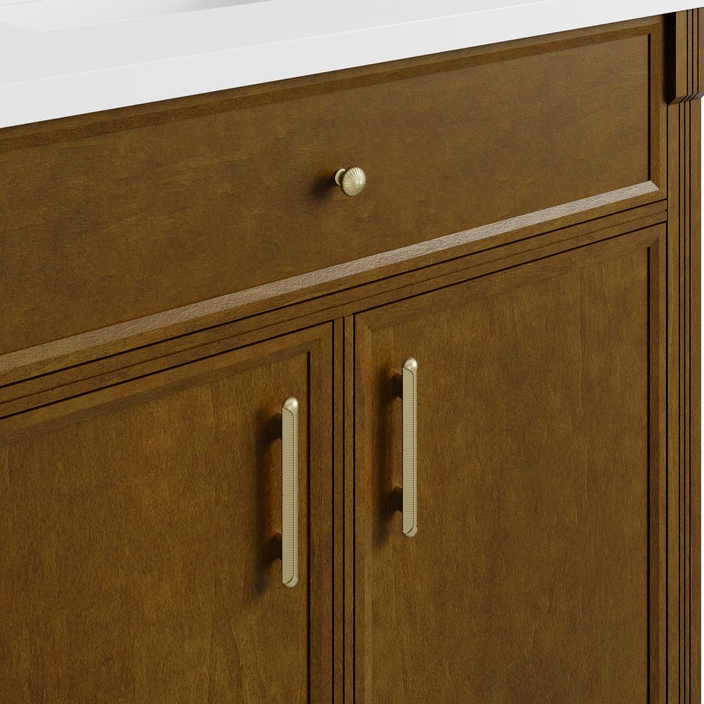 James Martin - Bellshire 36" Single Vanity Cabinet, Honey Oak - 660-V36-HNO view 5