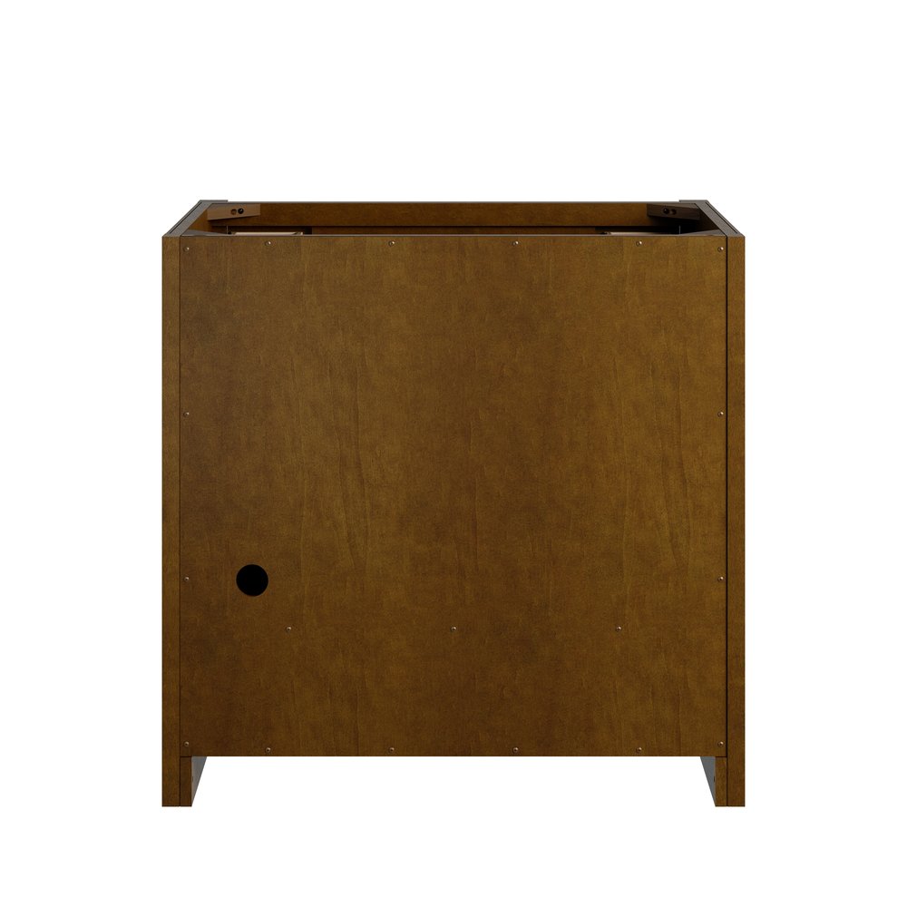 James Martin - Bellshire 36" Single Vanity, Honey Oak w/ 3 CM White Zeus Silestone Top - 660-V36-HNO-3WZ view 12