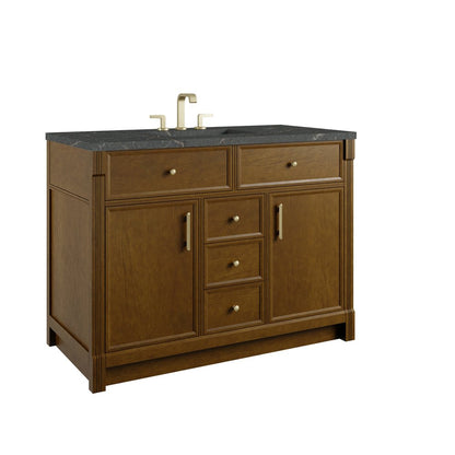 James Martin - Bellshire 48" Single Vanity, Honey Oak w/ 3 CM Parisien Bleu Silestone Top w/FreePower Wireless Charger - 660-V48-HNO-FPBL view 11