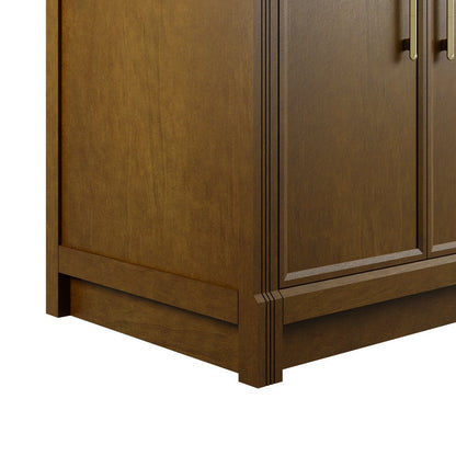 James Martin - Bellshire 72" Double Vanity, Honey Oak w/ 3 CM Ethereal Noctis Silestone Top - 660-V72-HNO-3ENC view 13