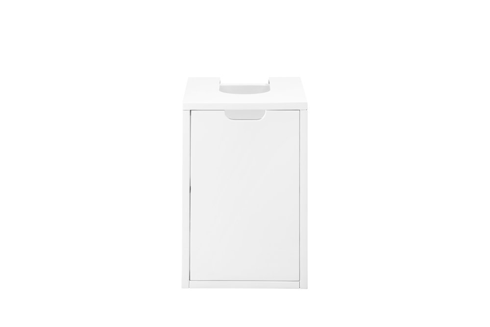 James Martin - Boston 12" Storage Cabinet, Glossy White - C105-SC12-GW view 1
