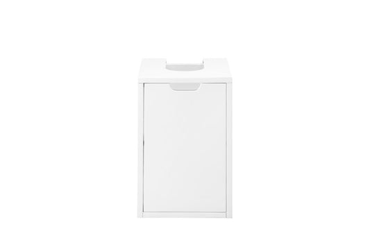 James Martin - Boston 12" Storage Cabinet, Glossy White - C105-SC12-GW view 1