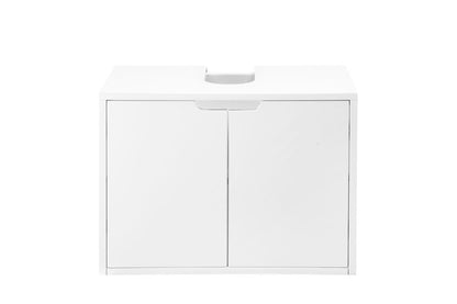 James Martin - Boston 25" Storage Cabinet, Glossy White - C105-SC25-GW view 1