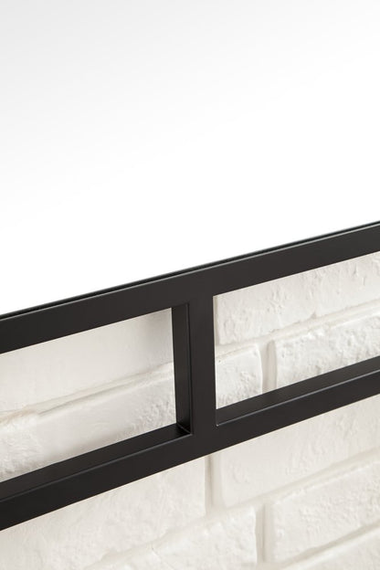 James Martin - Boston 30" Rectangular Mirror, Matte Black - 105-M30-MBK view 4