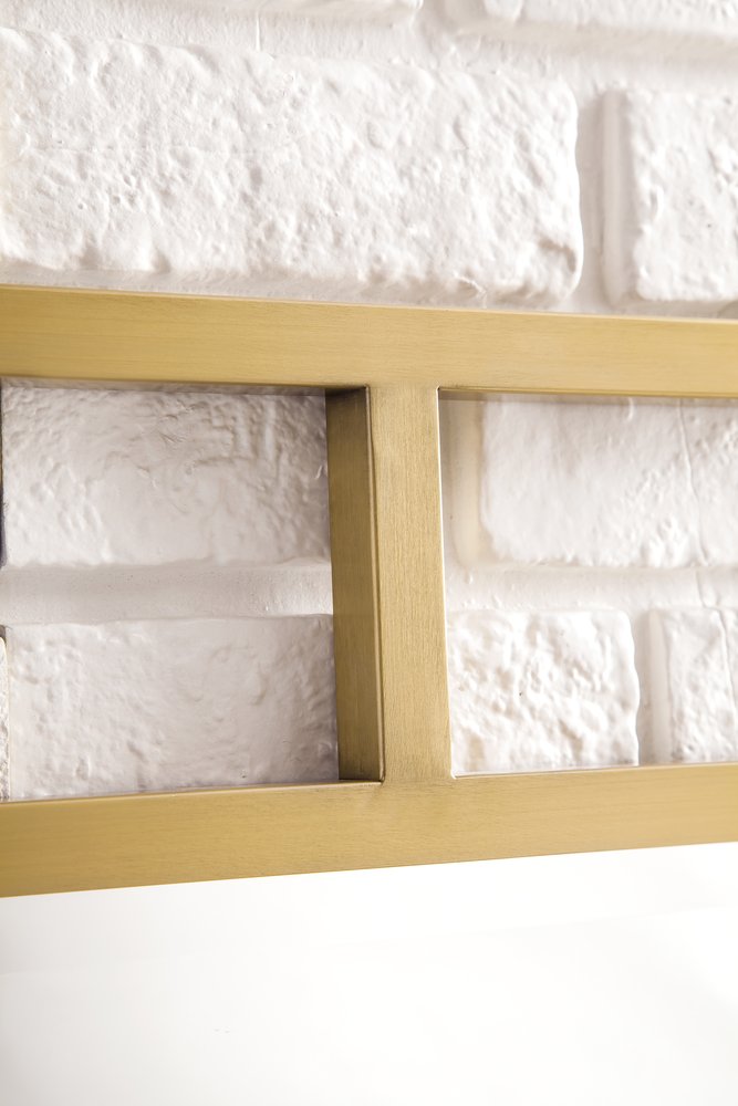 James Martin - Boston 30" Rectangular Mirror, Radiant Gold - 105-M30-RGD view 4