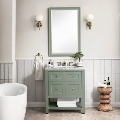 James Martin - Breckenridge 30" Single Vanity Cabinet, Smokey Celadon - 330-V30-SC view 2