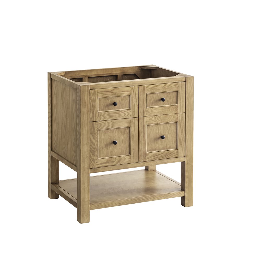 James Martin - Breckenridge 30" Single Vanity, Light Natural Oak w/ 3 CM Lime Delight Top - 330-V30-LNO-3LDL view 2