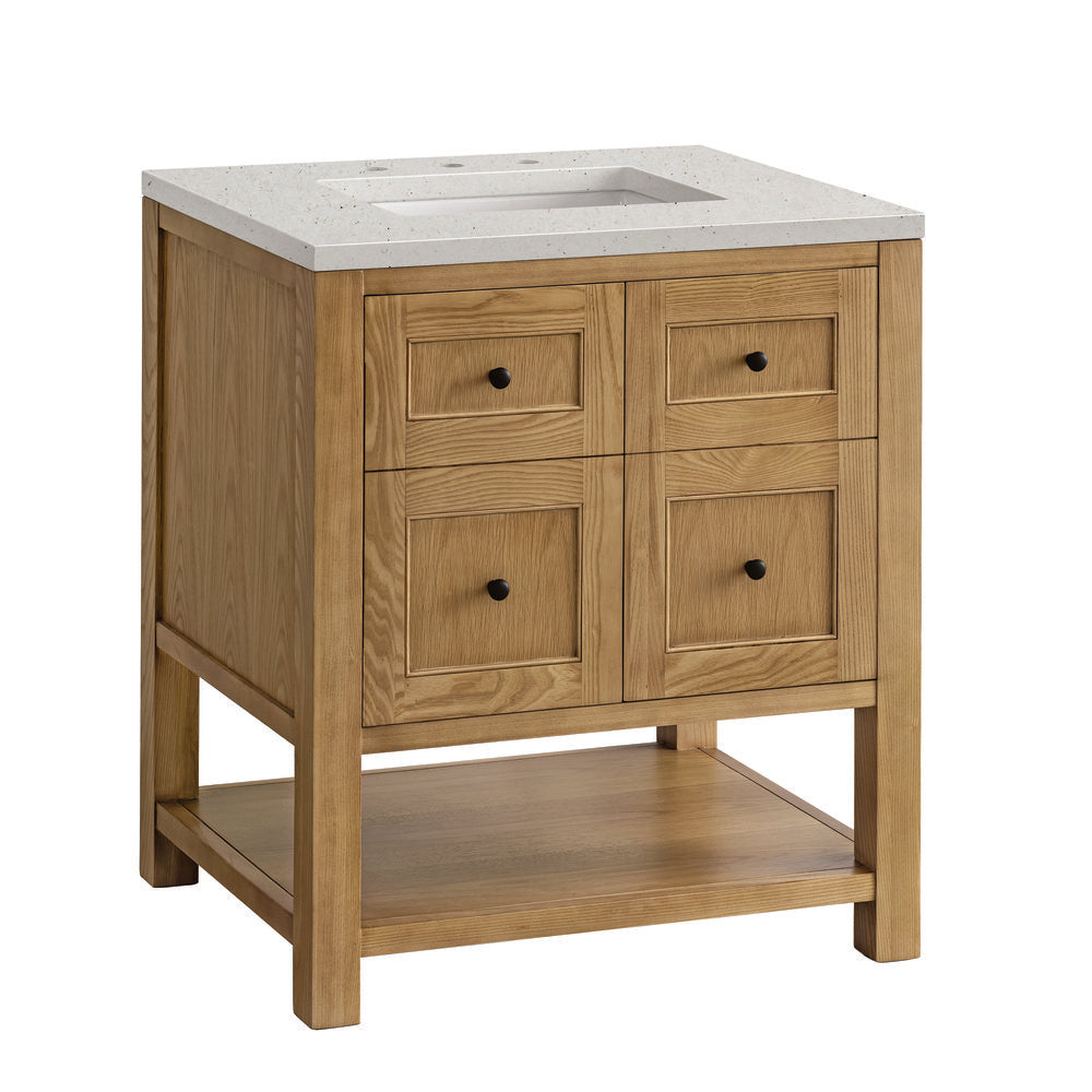 James Martin - Breckenridge 30" Single Vanity, Light Natural Oak w/ 3 CM Lime Delight Top - 330-V30-LNO-3LDL view 10