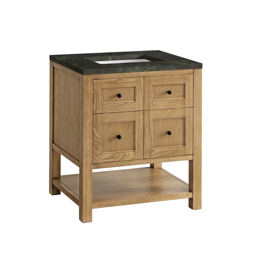 James Martin - Breckenridge 30" Single Vanity, Light Natural Oak, w/ 3 CM Phantome Eclos Top - 330-V30-LNO-3PHT view 11