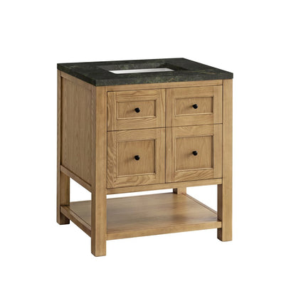 James Martin - Breckenridge 30" Single Vanity, Light Natural Oak, w/ 3 CM Phantome Eclos Top - 330-V30-LNO-3PHT view 11