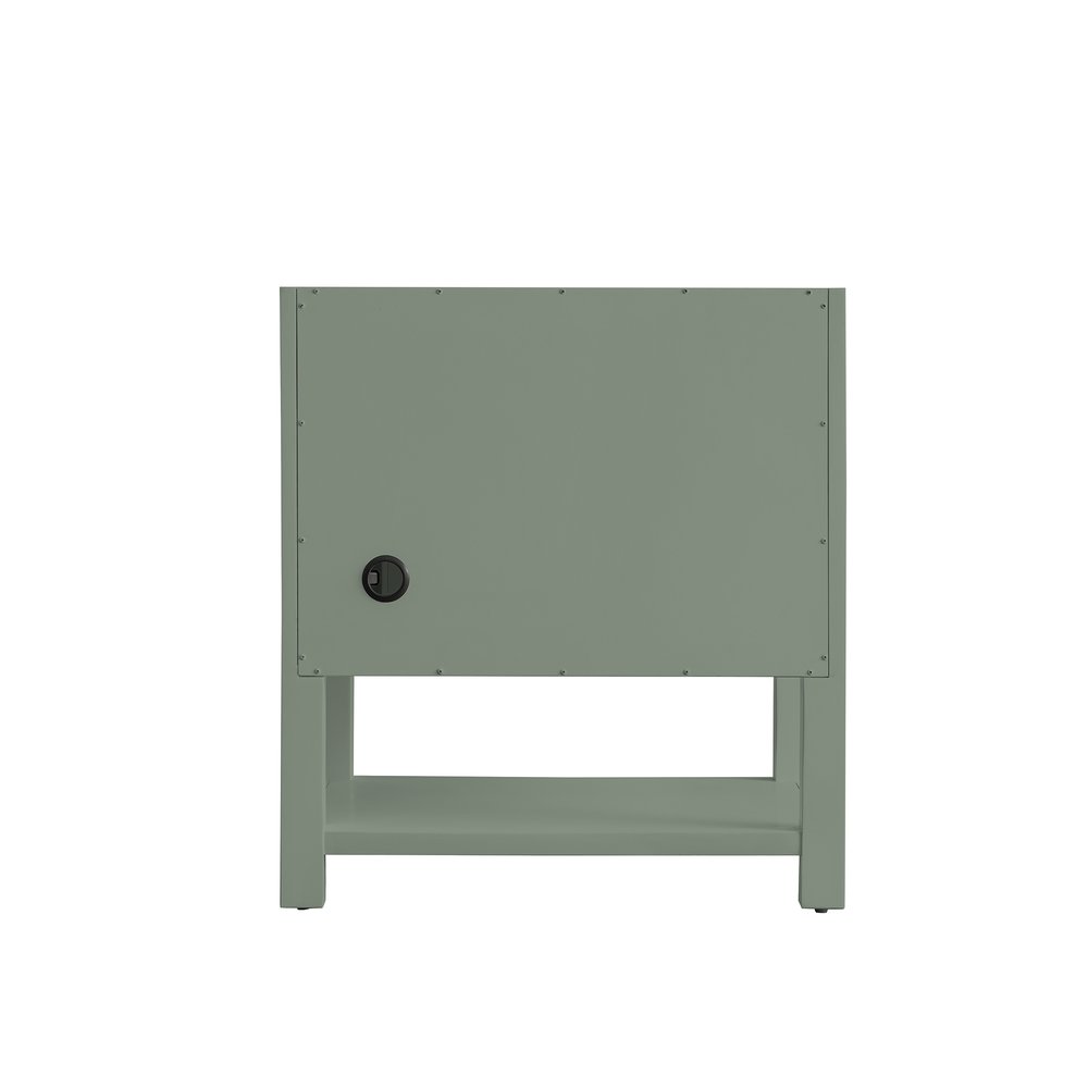 James Martin - Breckenridge 30" Single Vanity, Smokey Celadon w/ 3 CM Carrara Marble Top - 330-V30-SC-3CAR view 9