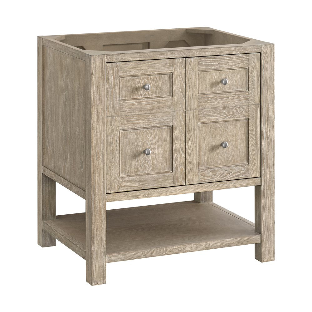 James Martin - Breckenridge 30" Single Vanity, Whitewashed Oak - 330-V30-WWO view 1