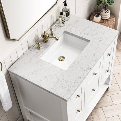 James Martin - Breckenridge 36" Single Vanity Cabinet, Bright White - 330-V36-BW view 5