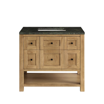 James Martin - Breckenridge 36" Single Vanity, Light Natural Oak, w/ 3 CM Phantome Eclos Top - 330-V36-LNO-3PHT view 2