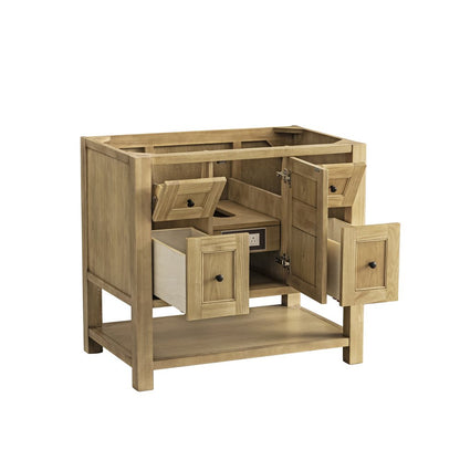 James Martin - Breckenridge 36" Single Vanity, Light Natural Oak, w/ 3 CM Phantome Eclos Top - 330-V36-LNO-3PHT view 9