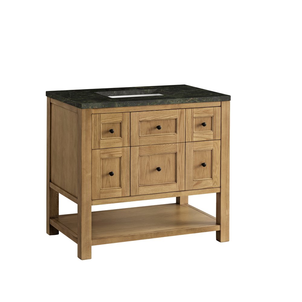 James Martin - Breckenridge 36" Single Vanity, Light Natural Oak, w/ 3 CM Phantome Eclos Top - 330-V36-LNO-3PHT view 11