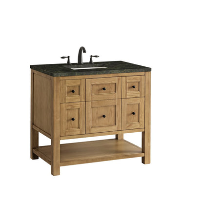 James Martin - Breckenridge 36" Single Vanity, Light Natural Oak, w/ 3 CM Phantome Eclos Top - 330-V36-LNO-3PHT view 12