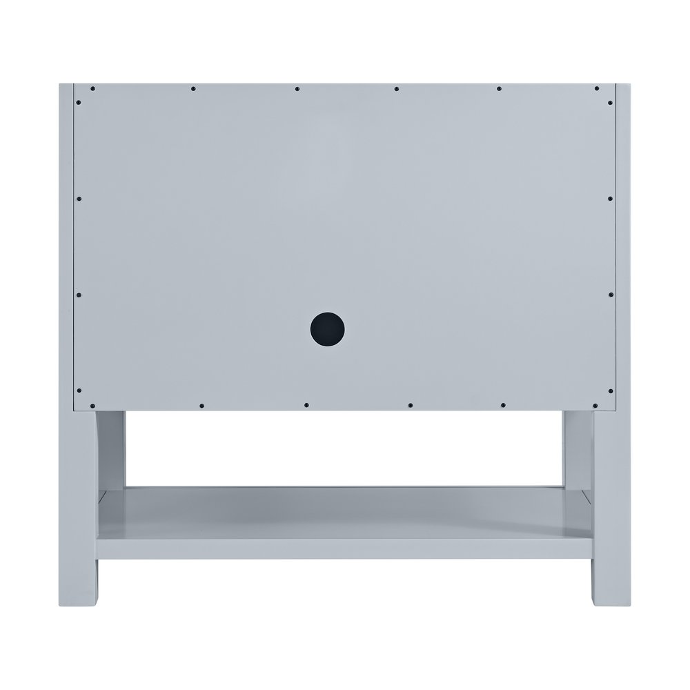 James Martin - Breckenridge 36" Single Vanity, Serenity Blue, w/ 3 CM Phantome Eclos Top - 330-V36-SRB-3PHT view 9