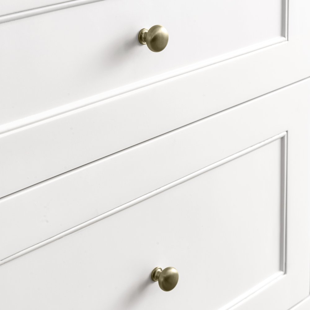 James Martin - Breckenridge 48" Single Vanity, Bright White w/ 3 CM Victorian Silver Top - 330-V48-BW-3VSL view 13