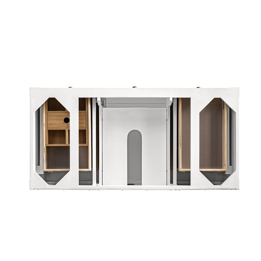 James Martin - Breckenridge 48" Single Vanity Cabinet, Bright White - 330-V48-M-BW view 2